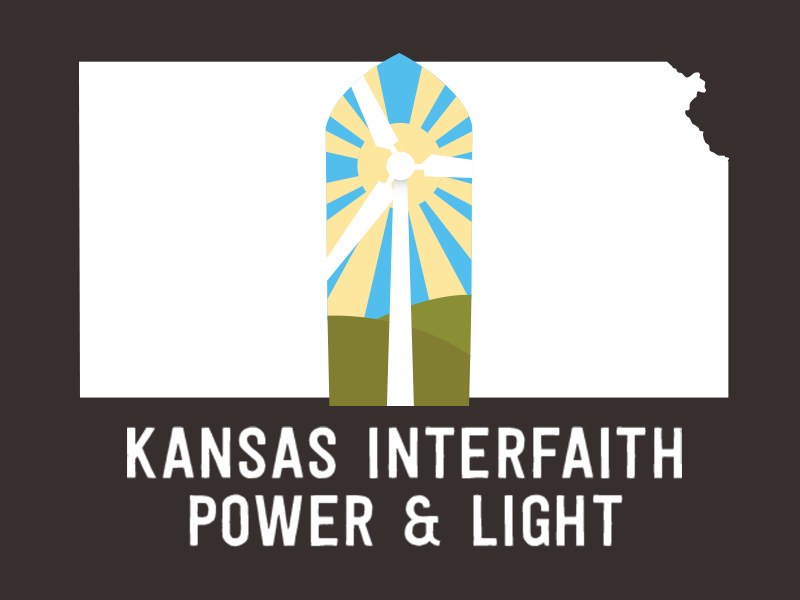 Kansas Interfaith Power & Light environment turbine windmill ecology kansas logo