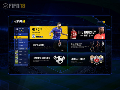 FIFA ULTIMATE TEAM, UI/UX