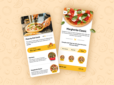 Pizza Delivery app app design ui