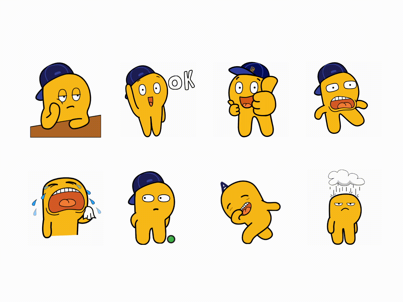 Ree Animated Stickers animation character design illustration sticker