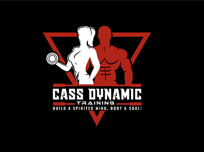 Cass Dynamic Training rev 02 custom logo fitness logo gym and fitness logo gym and sports logo gym logo health logo logo design primwork355 sports logo