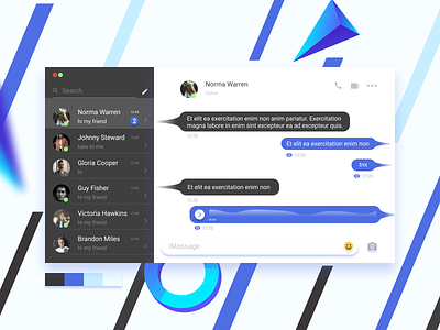 Daily UI #13 - Direct Messaging app button color creative daily daily 100 challenge dailyui dashboard design interaction interactive interface massage ui