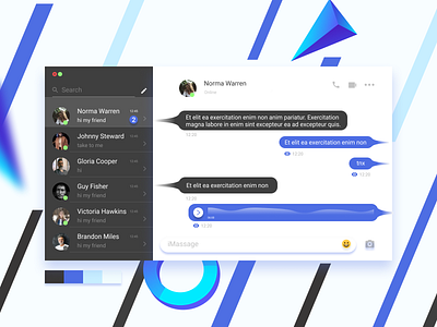 Daily UI #13 - Direct Messaging