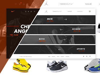 Nike store ecommerce page modren nike product page shoes ui store theme forest ui design website design woo commerce