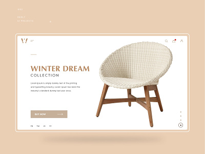 E-commerce Furniture UI Design