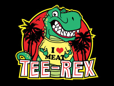 Tee Rex dinosaur funny t rex tee tshirt