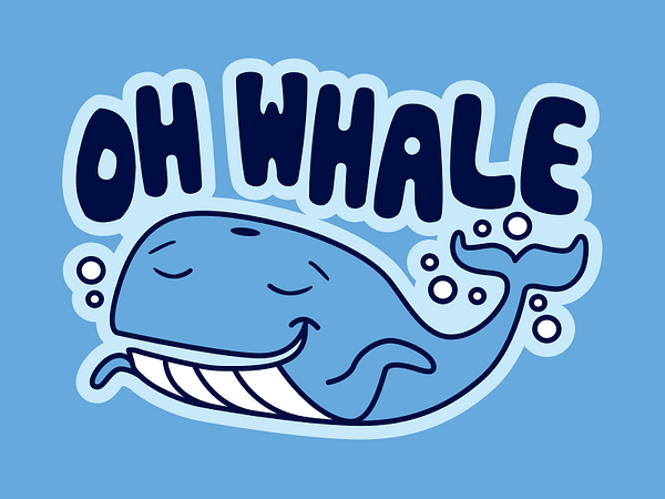 Oh Whale by Juna Duncan on Dribbble