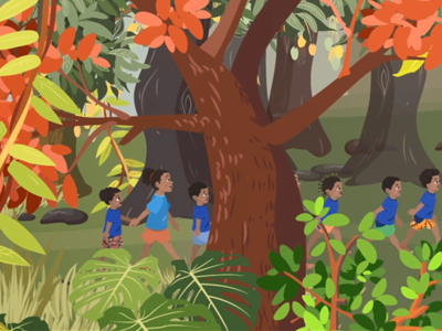 nursery rhyme - animated after effects animation duik illustrator