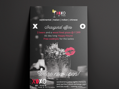 XOXO by Tito's Flyer brand branding branding agency brands creative design design design agency flyer flyer artwork flyer design graphic design graphicdesign product design