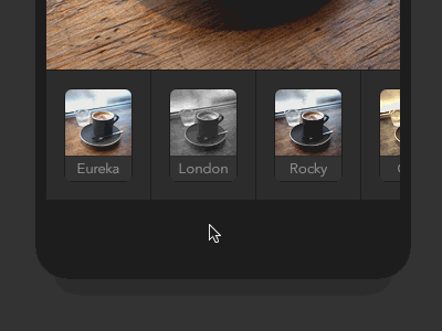 Filtering filters filter photo ux
