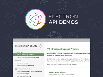 Electron API Demos electronjs