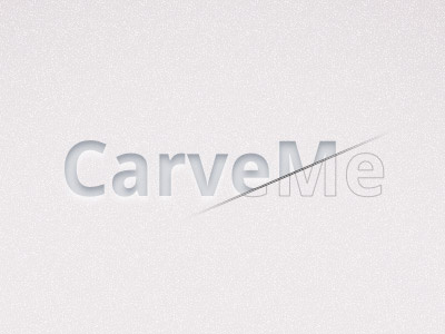 CarveMe css css3 shadow text