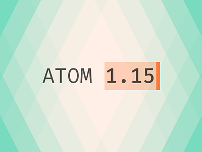 Atom 1.15 atom release
