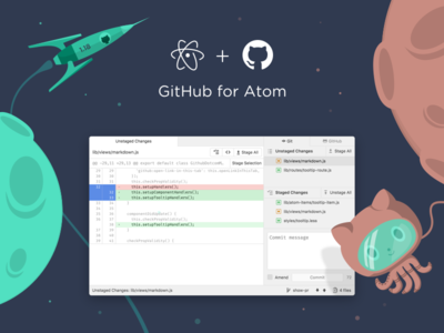 GitHub for Atom atom package