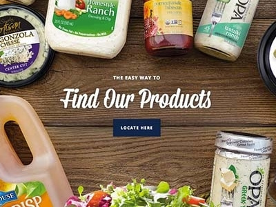 Litehouse Foods Website branding photography ux web design
