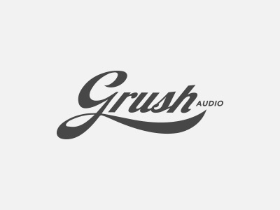 Grush Audio - Identity branding identity logo mark