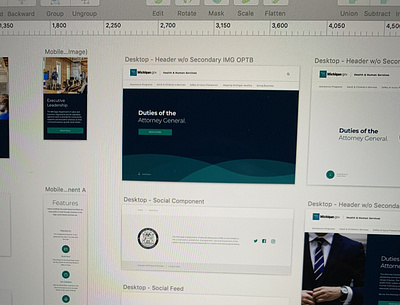 State of Michigan - Design System branding design design system figma skectch ui ux
