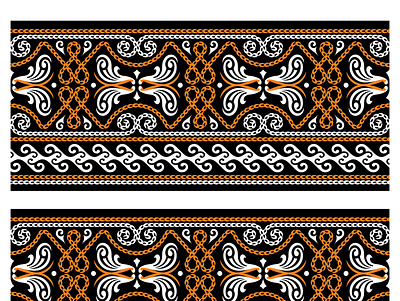 ornamen 01 batik design fashion floral ornament pattern seamless vector