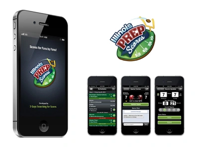 Illinois Prep Scores App app design uiux