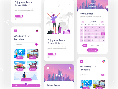 Travel App Concept app concept mobile app travel travel app travel app concept ui kit