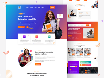 Education Landing Page