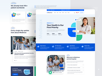 Medical website template