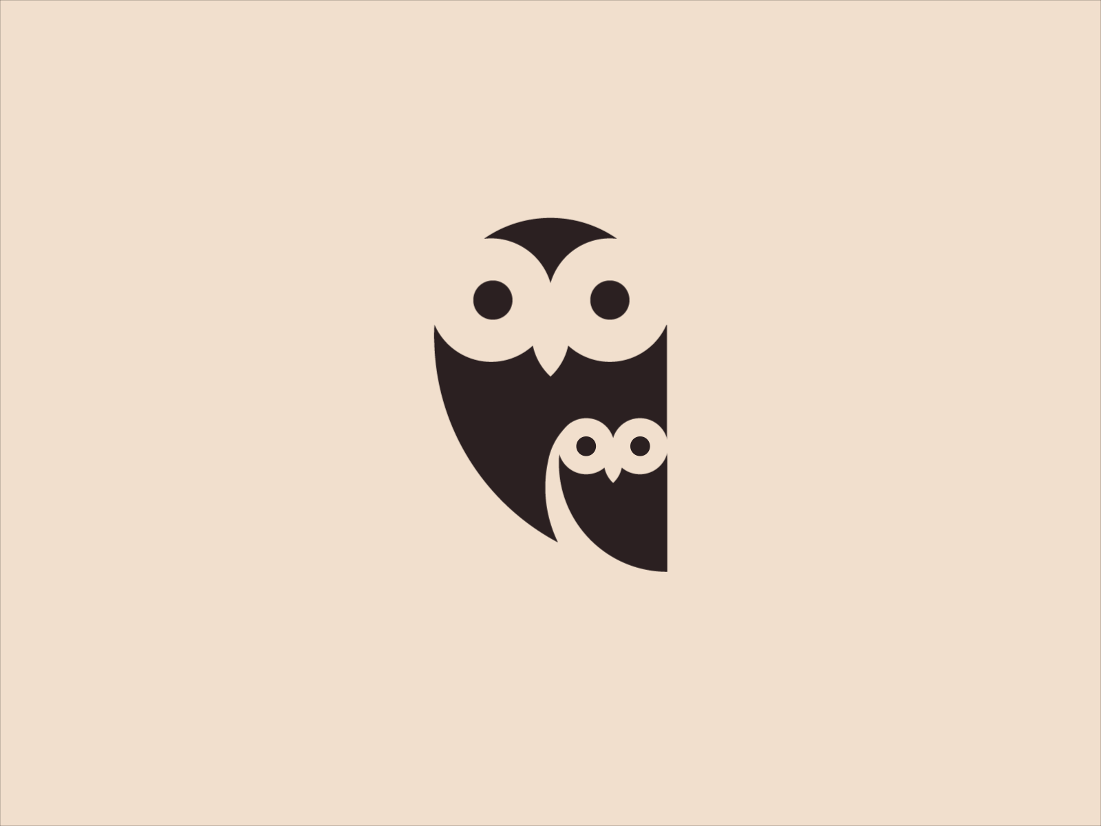 Owls flat design logo logo design logos logotype owl owl logo owls vector