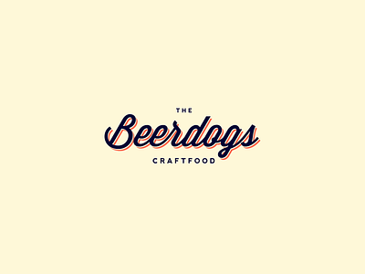 THE BEERDOGS branding design dribbble logo typography vector