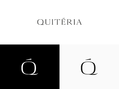 QUITÉRIA branding card design dribbble fashion fashion brand icon logo typography vector