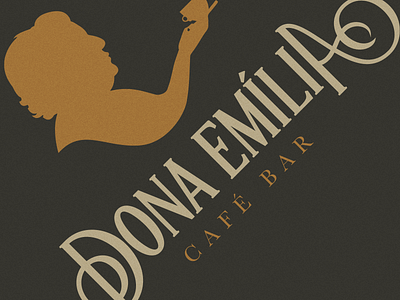 DONA EMÍLIA brand brand design branding cafeteria card coffeeshop design dribbble icon idenity logo typography vector