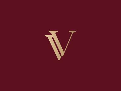VV branding design dribbble icon logo vector