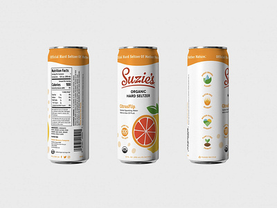 Suzie's Hard Seltzer Package Design