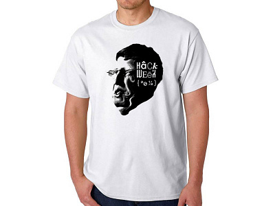 Unused Hack Week Shirts ft. Bill Gates' Face Melting bill gates design shirt typography vector
