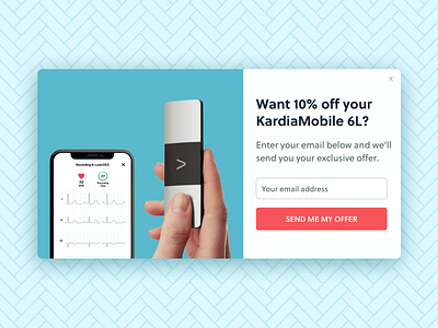 Healthcare Product Exit-Intent Popup