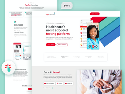 Telehealth Software Landing Page