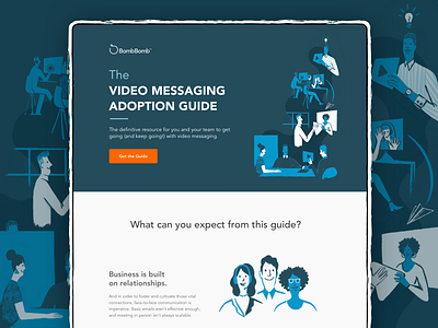 Video Messaging Content Landing Page