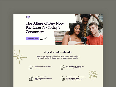 Buy Now Pay Later TOFU Landing Page