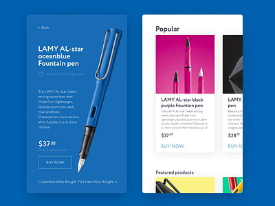 E-commerce product page — daily Inspiration 19