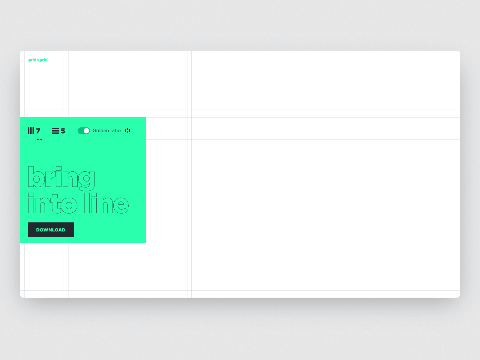 grid×grid — svg & css grids generator by Dima Lagunov on Dribbble