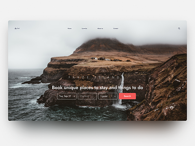 Travel guides — daily inspiration 42 big background images clean daily inspire figma grid grid layout minimalistic ui web