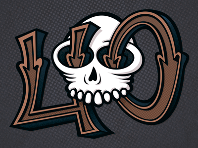 40 lettering letters scrum skull