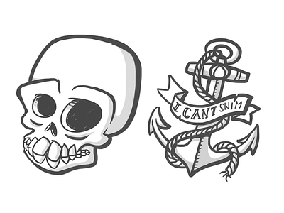 Tattoo sketches anchor sketch skull tattoo