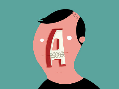 Typeface face skin skull type