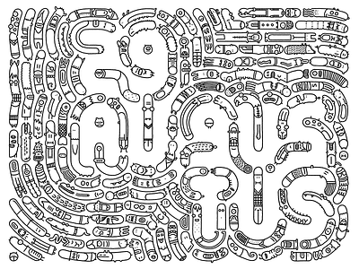 29 augustus calendar characters lettering