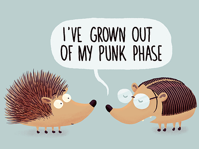 Punk phase cartoon haircuts hedgehog punk