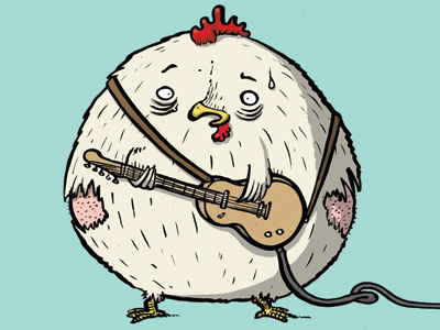 Fat Chicken chicken guitar