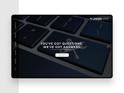 UNISER Group Website design