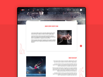 Gymnastics web design