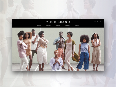 Online fashion shop UX/UI design concept