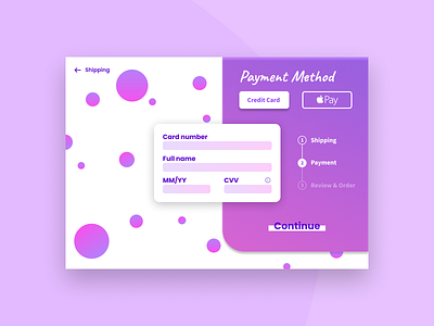 Daily UI 002 - Credit Card Checkout